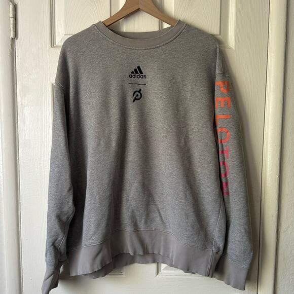 Adidas x Peloton Grey Crewneck Sweatshirt size XL - Picture 2 of 9